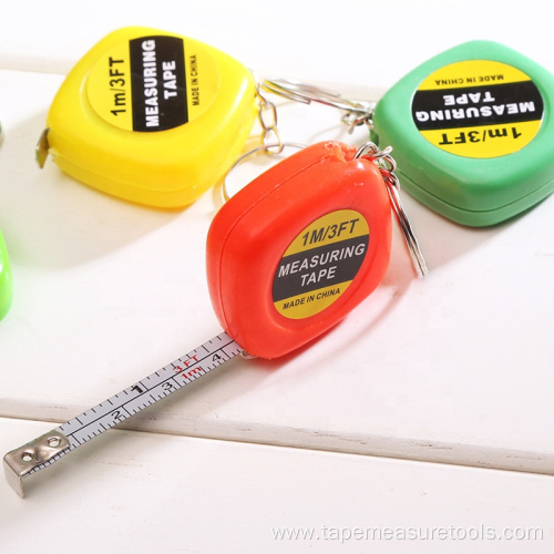 1m small tape measure with key ring